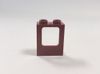Lego Wall Element 1X2X2 W. Window, Dark red