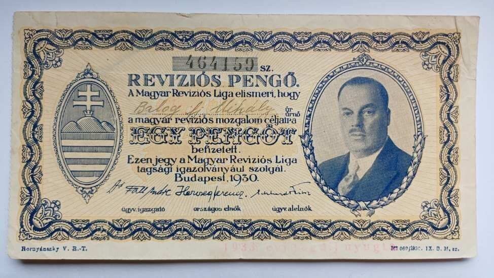 Revíziós Pengő 1930