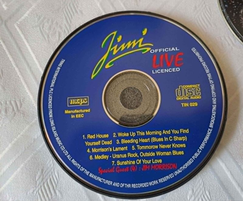 Jimi Hendrix - Live Official Licenced CD