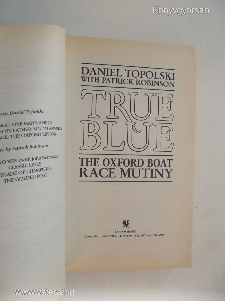 Daniel Topolski - Patrick Robinson: True Blue  (*85)