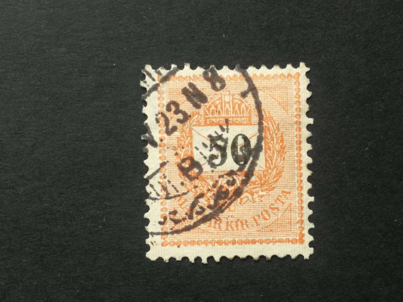Magyarország 1898 Feketeszámú krajcáros, 50 kr.   A