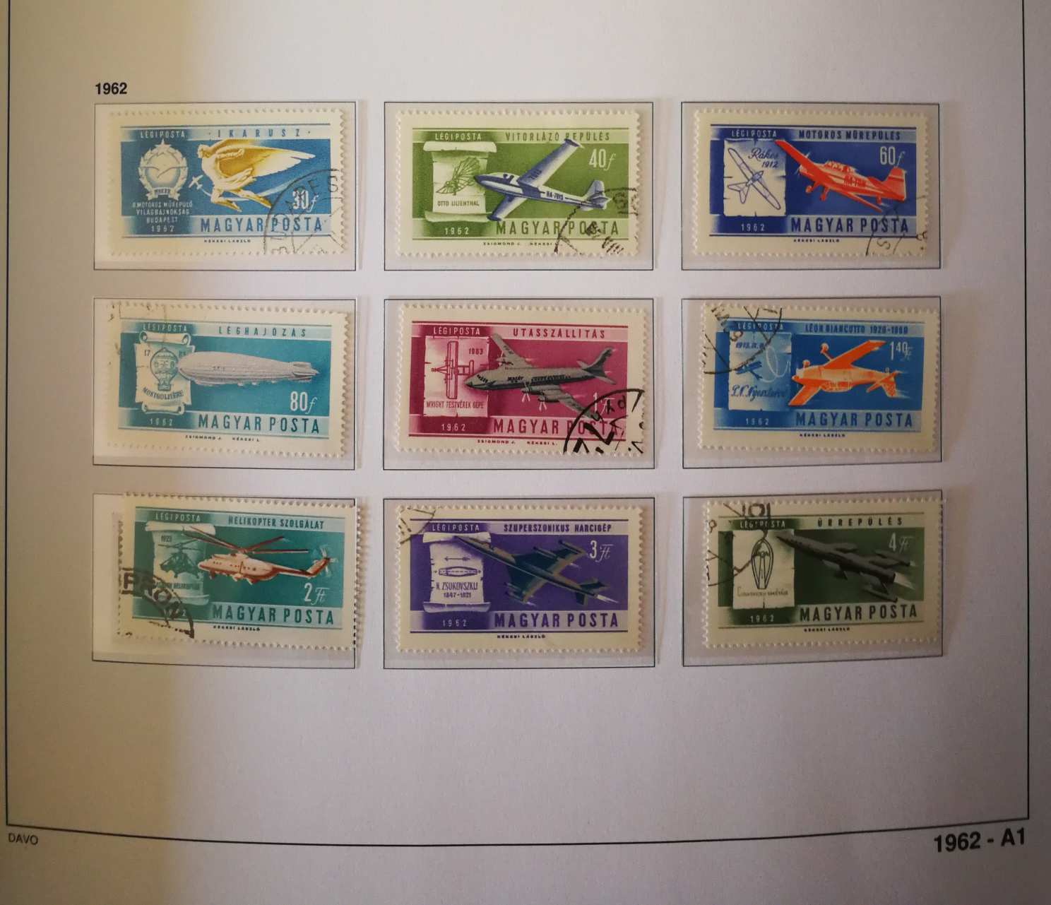 magyarország 1962 ikarusztól az űrrakétáig pecsételt
