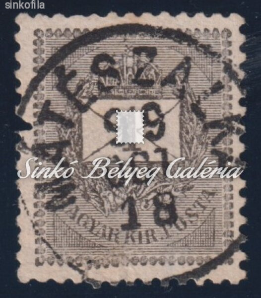 1898. Feketeszámú krajcáros 1kr, MÁTÉSZALKA