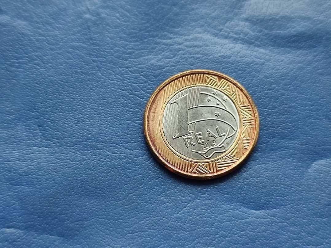 BRAZÍLIA 1 REAL 2019 REAL 25.ÉVFORDULÓ! MADÁR! BIMETÁL! RITKA! UNC!