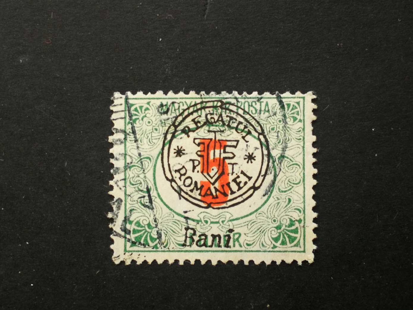 Magyarország 1919 Erdély nagyváradi felülnyomás Portó 5 F kat. ár 3500 Ft H