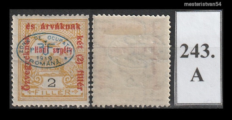 1919.Debrecen -Román megszállás (II.) November 21. A-243