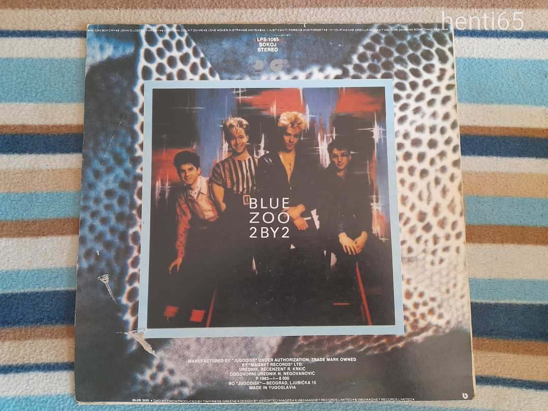 Blue Zoo  :  2 By 2               LP  !!!