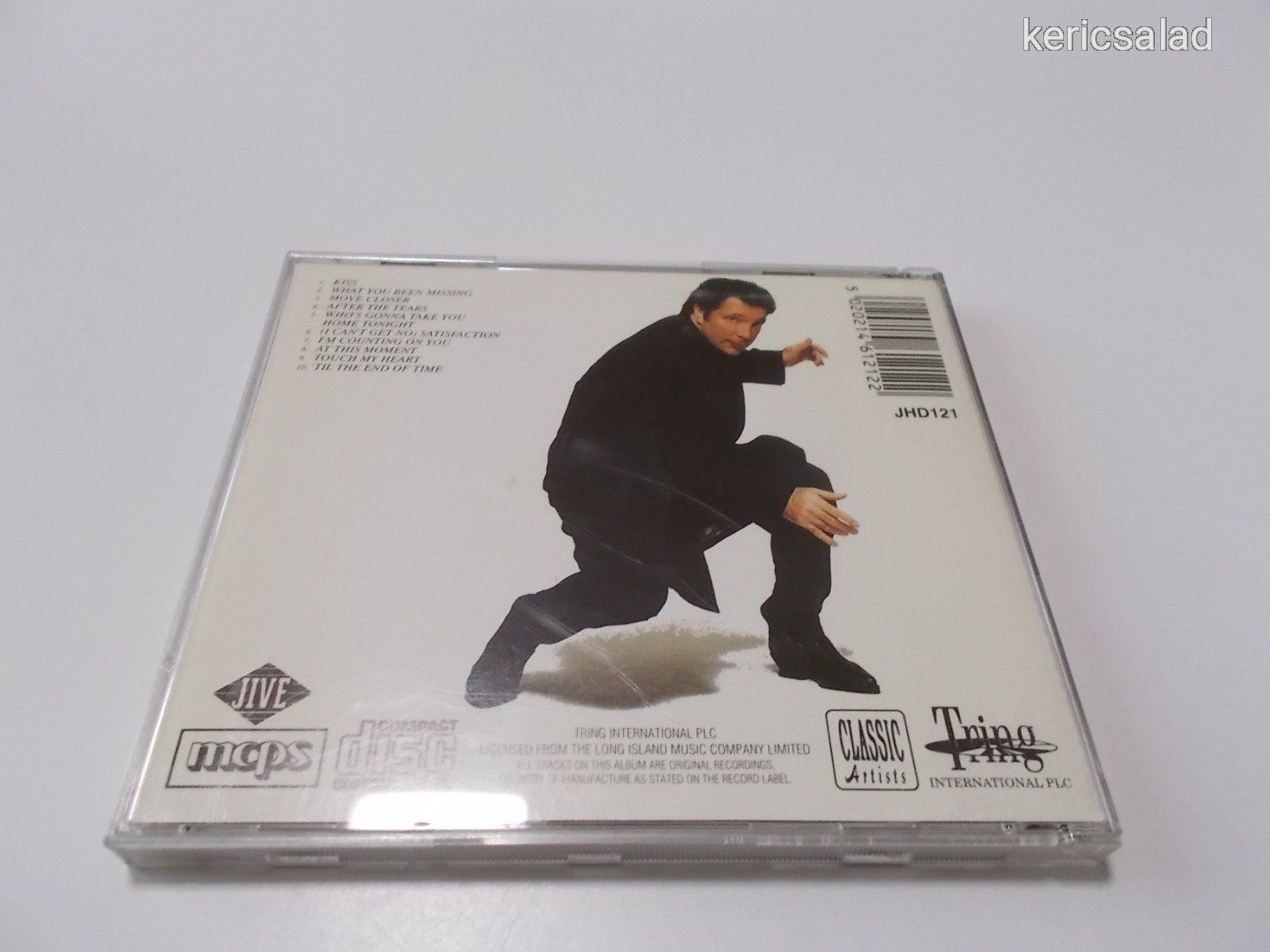 Tom Jones: Kiss cd