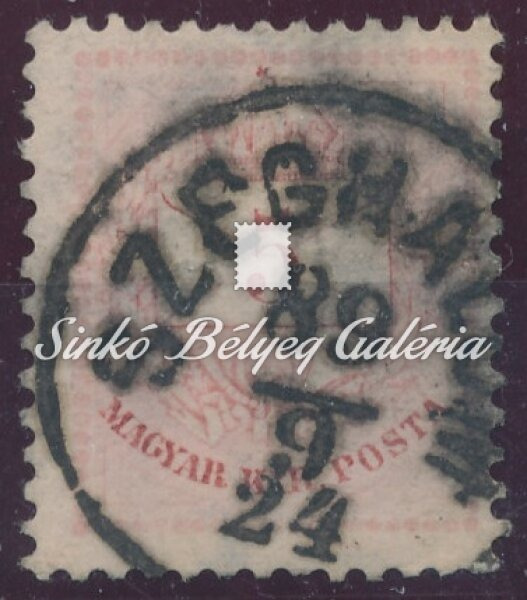 1881. Szinesszamu krajcaros 5kr Szeghalom