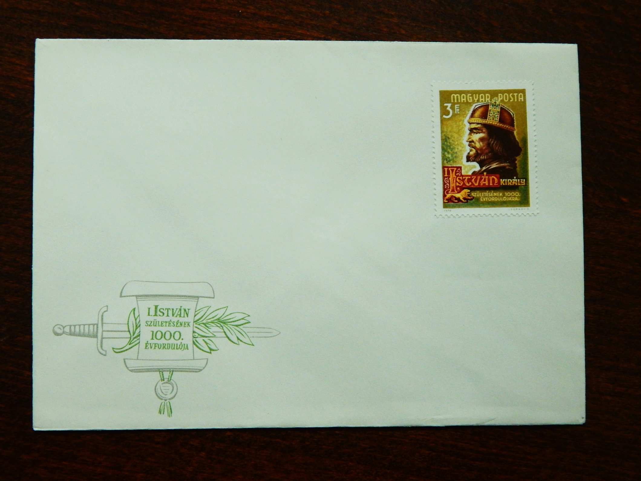 FDC 1970. Szent István (IV.) - 1000 éve született I. István király