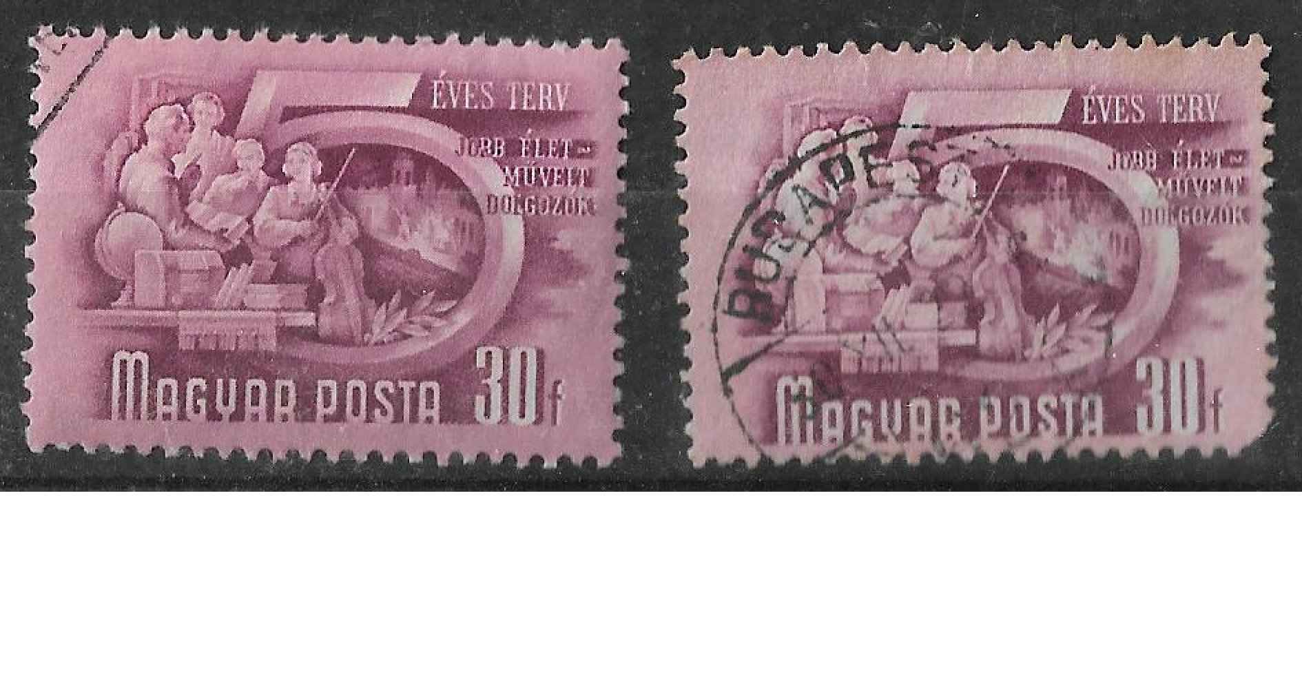 Magyar: Tévnyomatok.eltérés: 1950 TERV +tám
