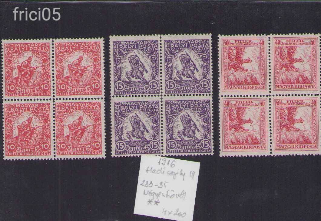 1916 Hadisegely III postatiszta sor negyes-tomb