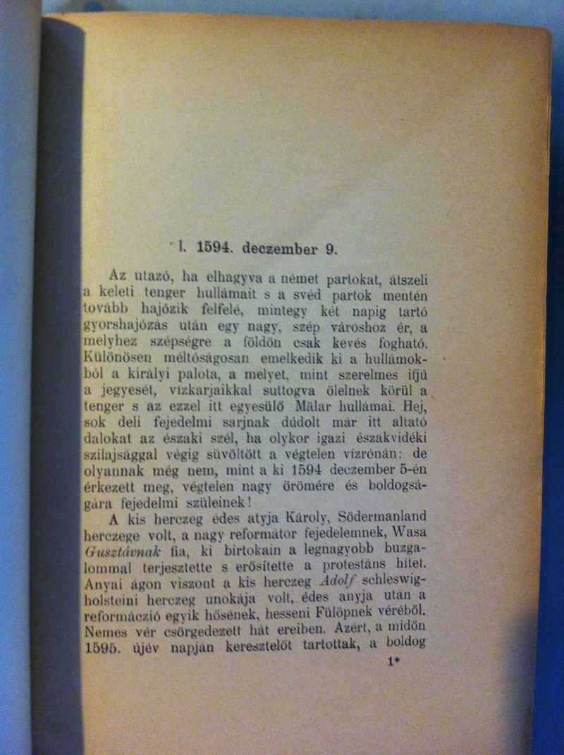 Stromp László: Gusztáv Adolf élete