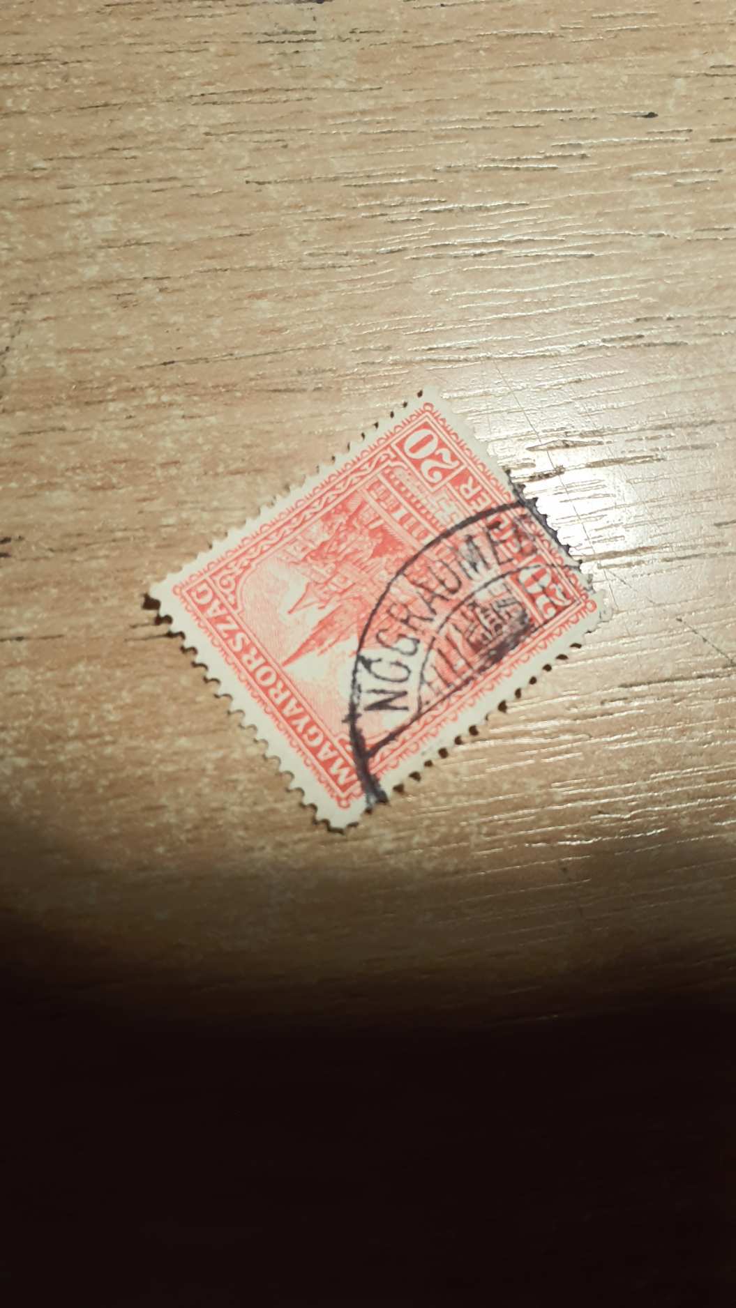 1926 Pengő-Fillér Nógrádmegyer Bélyegzés