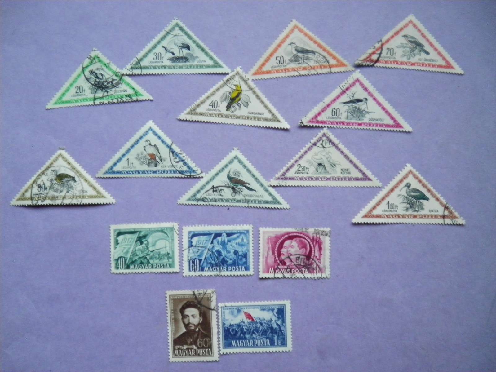 Magyar 1951,1952 három komplett sor 77
