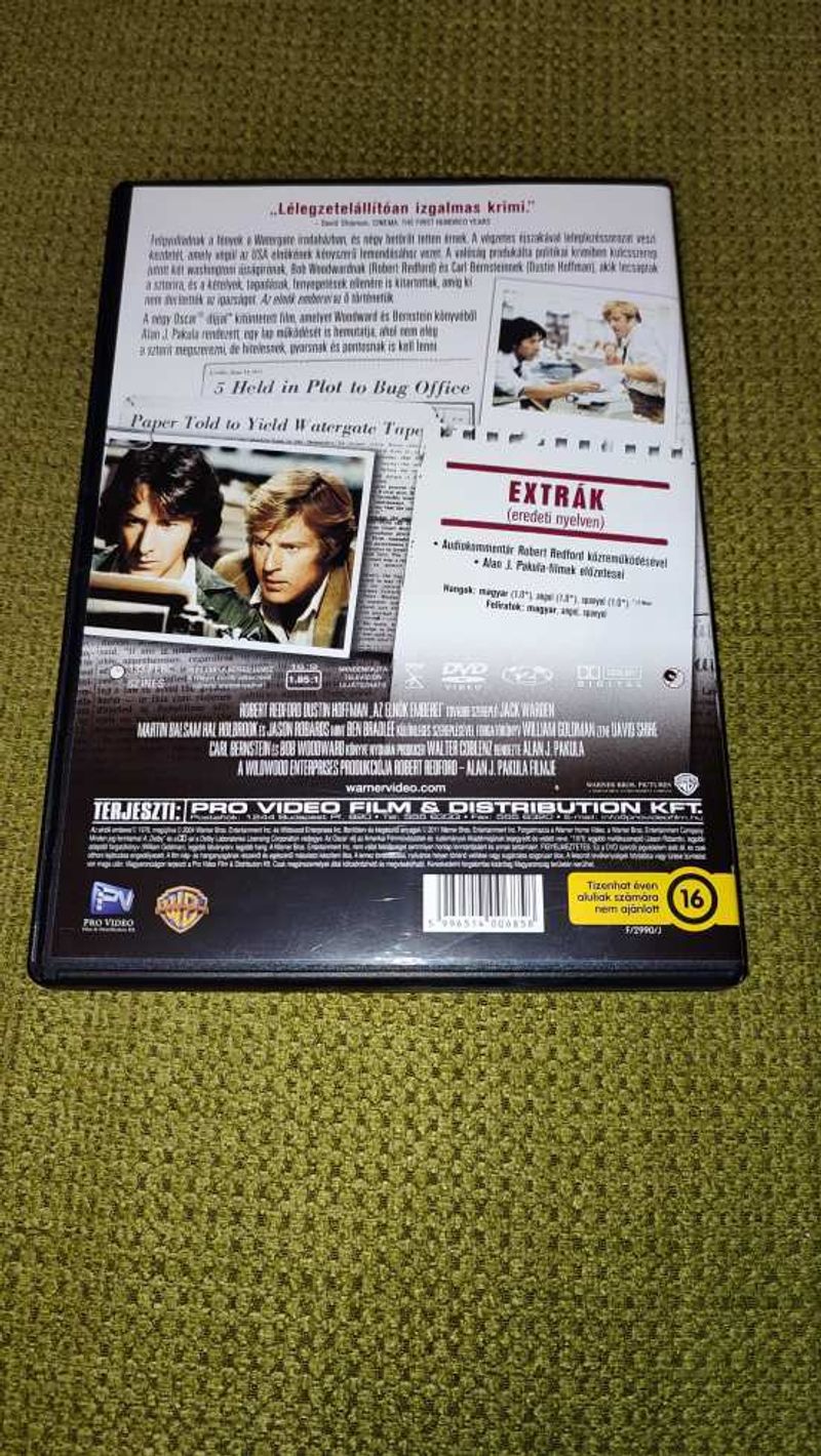 Az elnök emberei DVD
