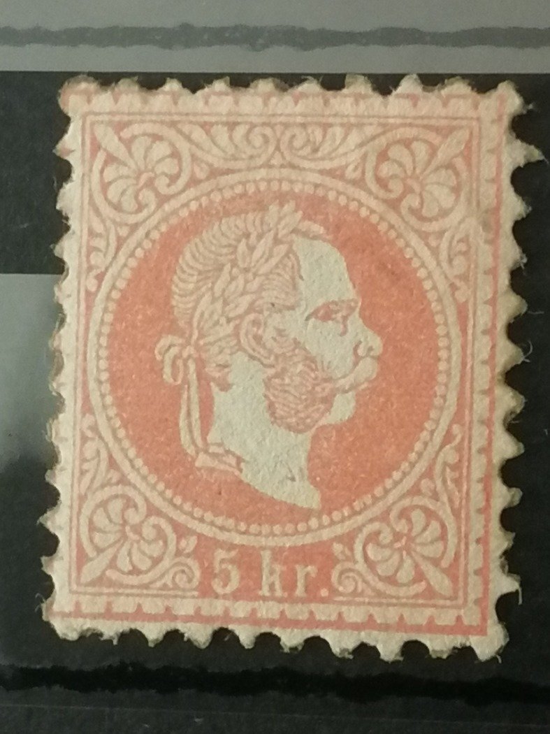 1867 Könyvnyomat 5 Kr postatiszta/falcos