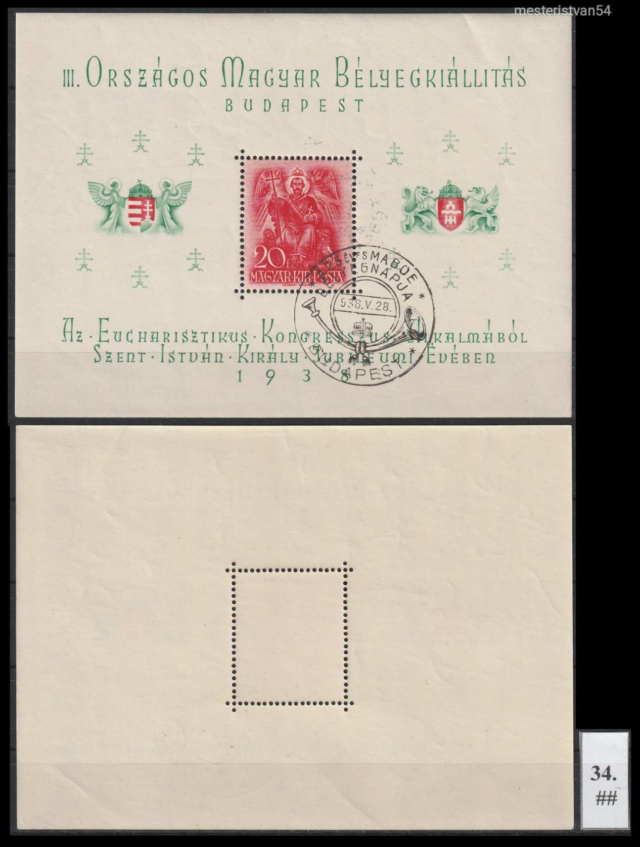 1938.ORBÉK-Blokk. ##-34