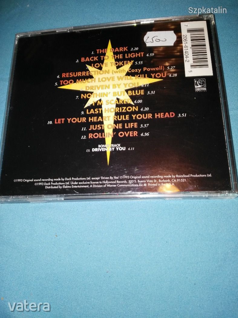 Cd - Brian May-Back to the light