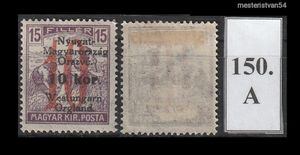 1921 Nyugat-Magyarország (VI) West Ungarn Orgland A-150