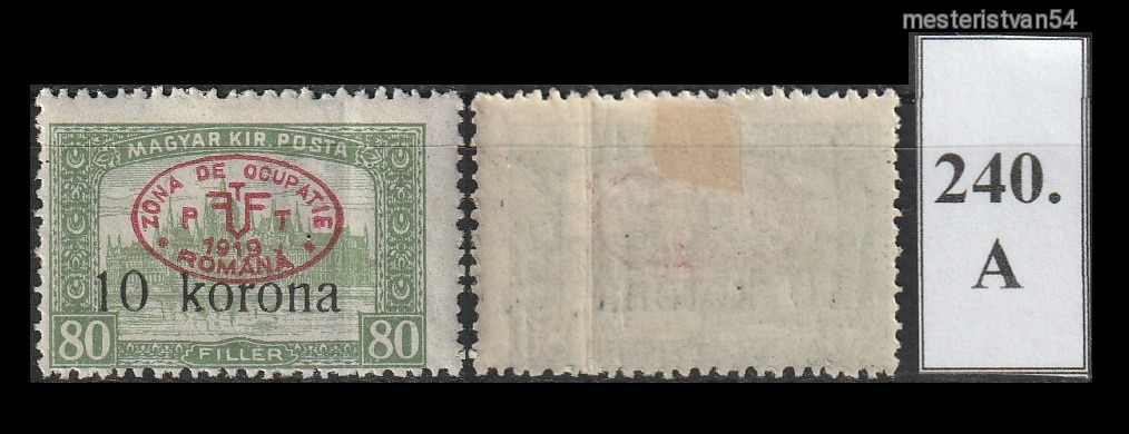 1919.Debrecen -Román megszállás (II.) November 21. A-240