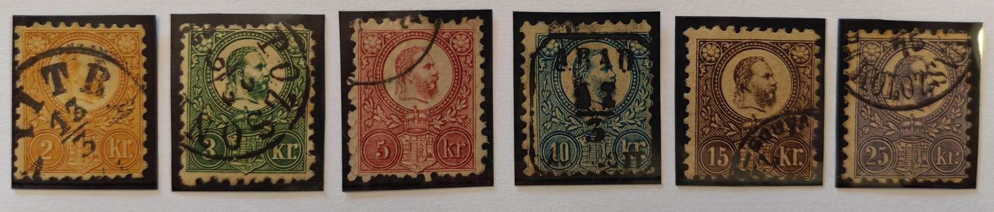 1871 Réznyomat Teljes Bélyegsor Bélyegzett!!!