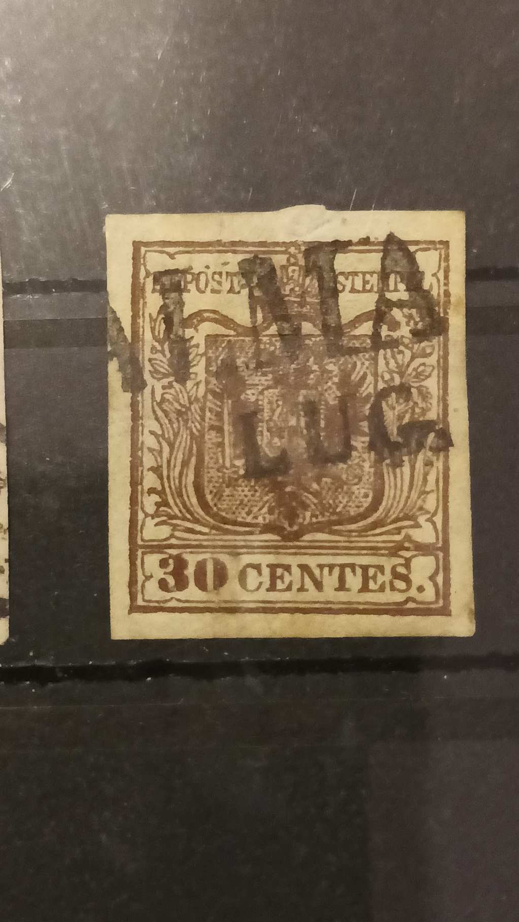 1850 Könyvnyomat 30 centes