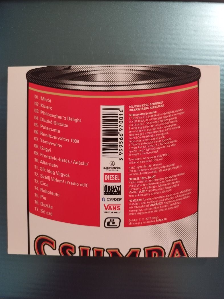 BELGA: CSUMPA       (2017)     CD  (digipack)  (RITKA!!!)