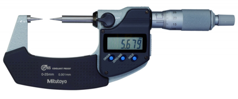 Digimatic mikrométer 30°-os véggel