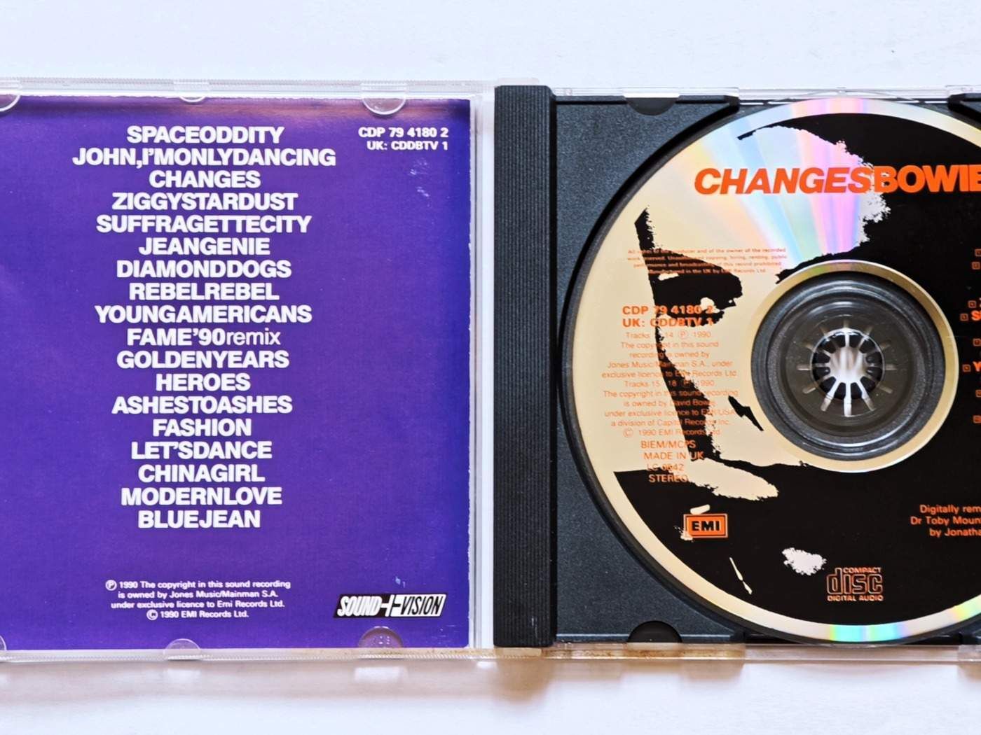David  Bowie  -  Changesbowie    CD    1990      UK
