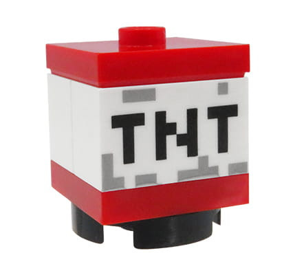 TNT dinamit doboz EREDETI LEGO Minecraft elem - Új