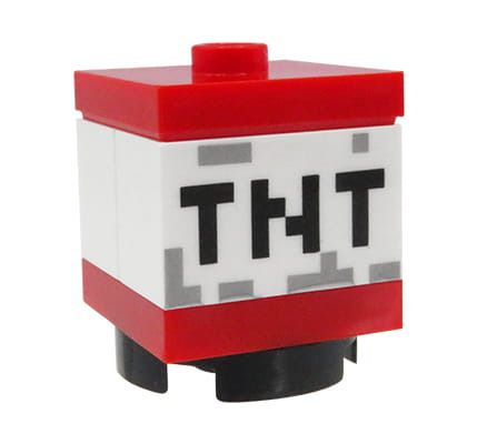 TNT dinamit doboz EREDETI LEGO Minecraft elem - Új