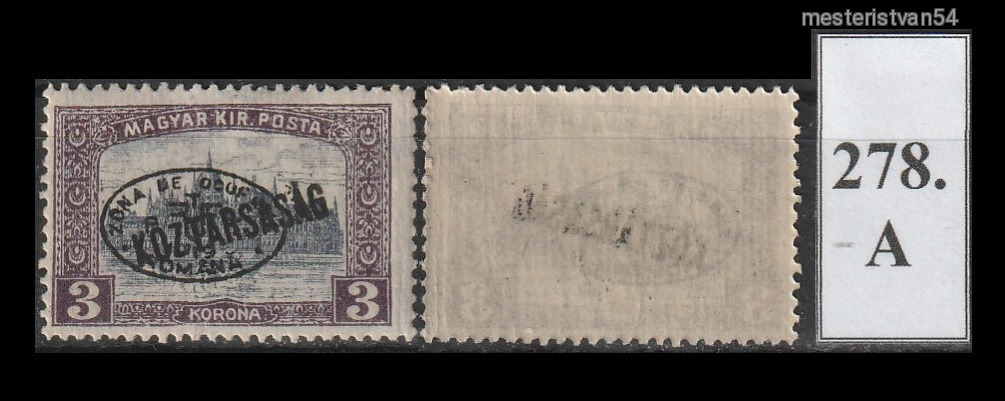1919.Debrecen -Román megszállás (II.) November 21. A-278