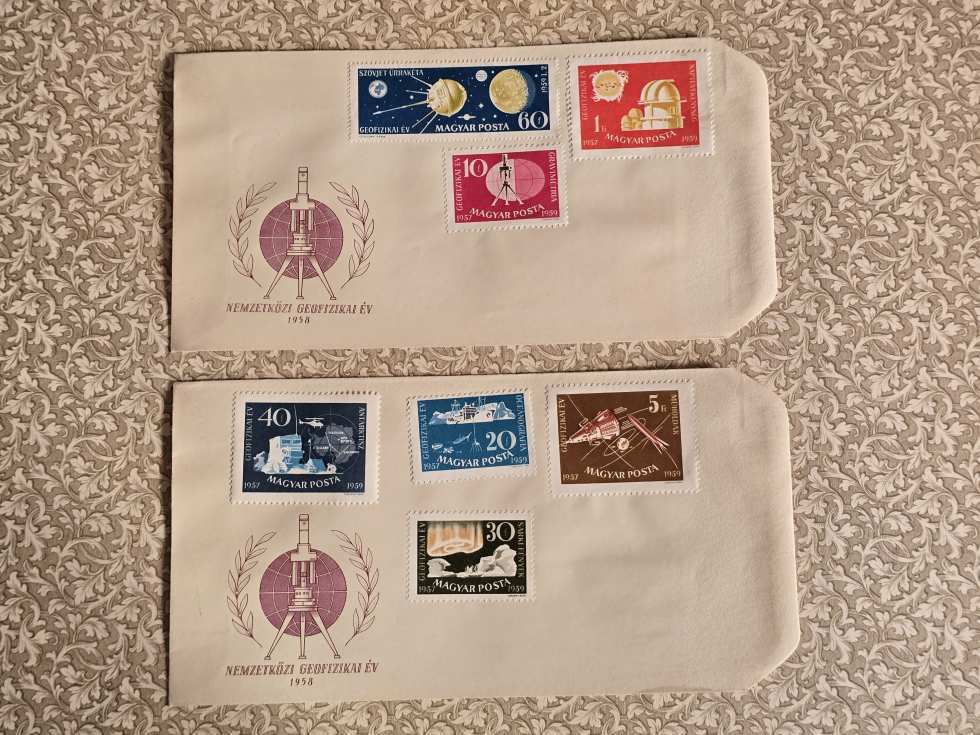 Nemzetközi Geofizikai év 1958 FDC-k