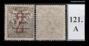1921.Nyugatmagyarország (VI)-West Ungarn Orgland. A-121