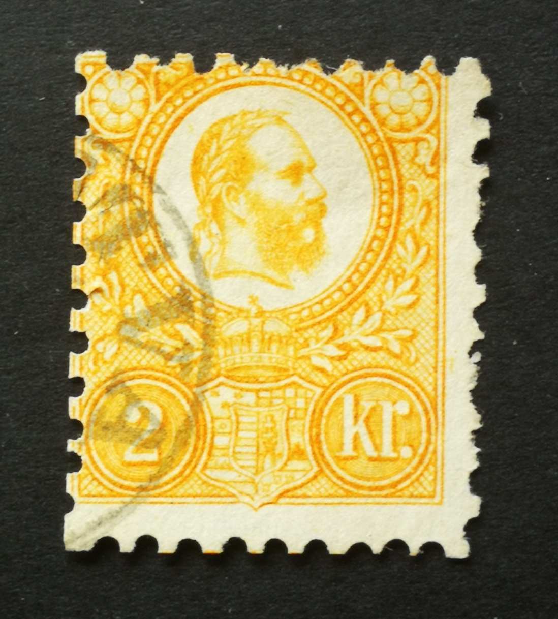 Magyarország 1871 Réznyomat 2 Kr (H)ATVA(N) E2.25 Gudlin 60 elfogazva H