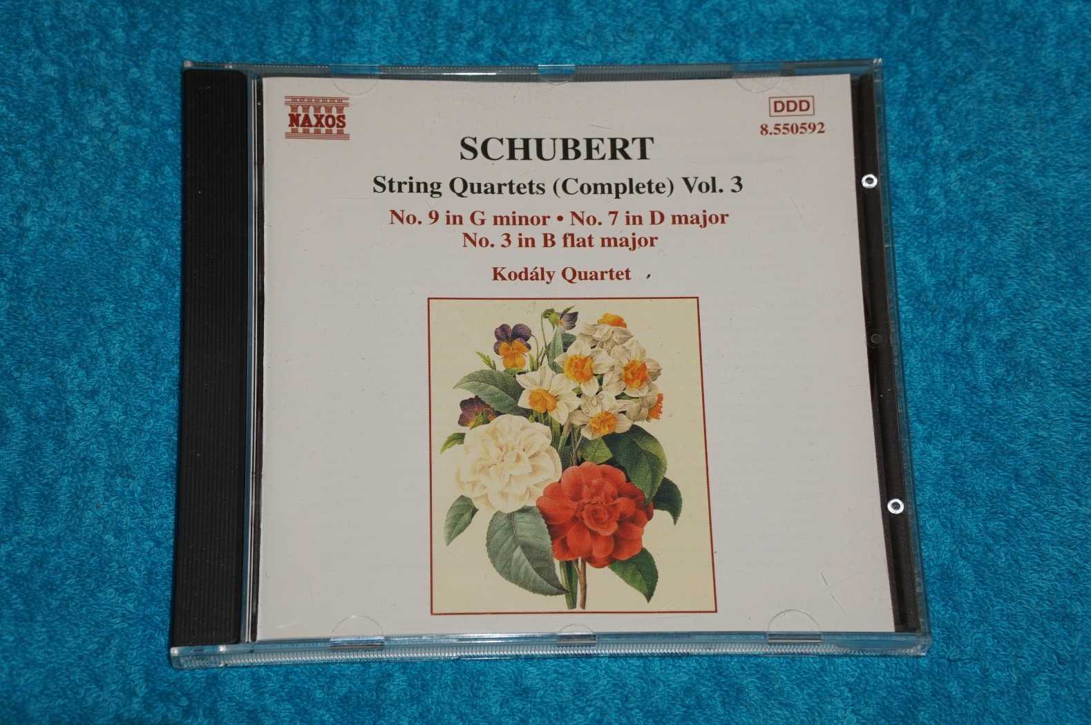 Schubert / Kodály Quartet - String Quartets (Complete) Vol. 3 (No. 9 / No. 7 / No. 3) CD