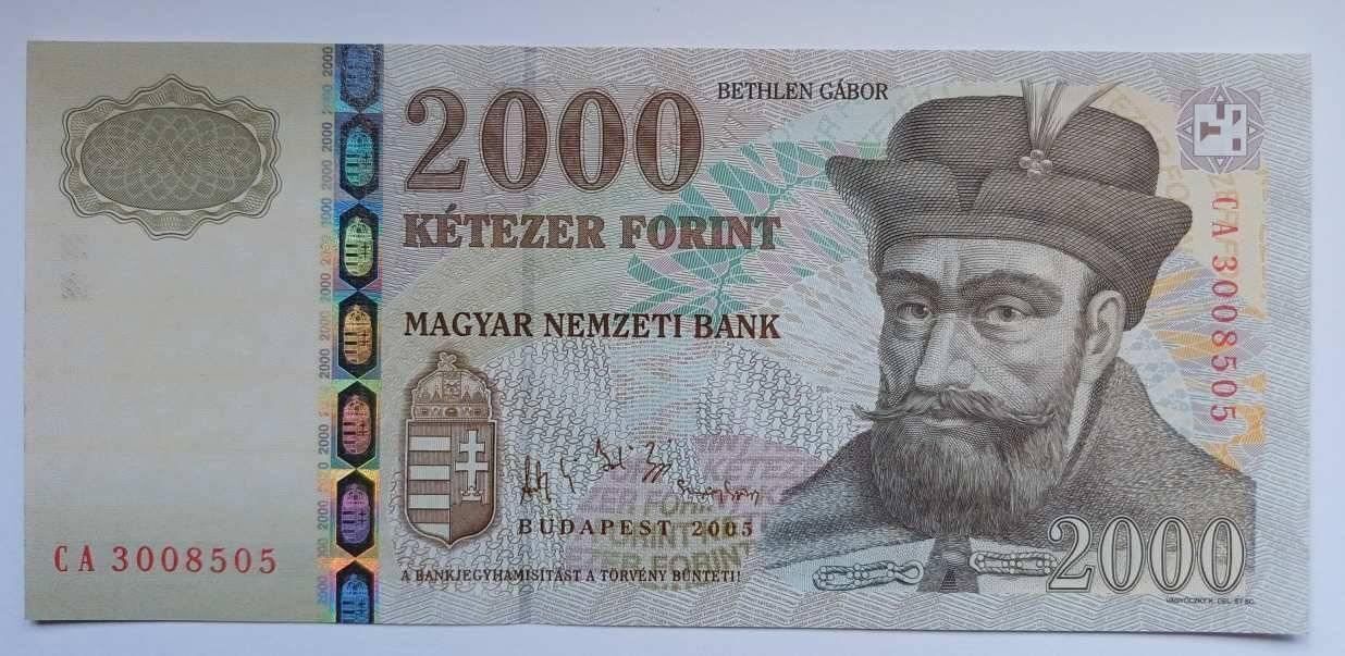 2000 forint 2005 UNC, CA