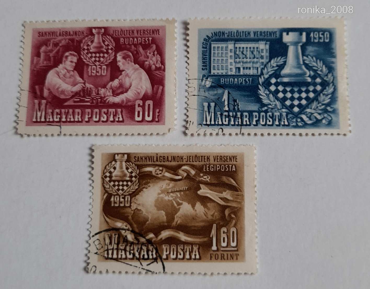 1950 sakk i pecsételt teljes sor