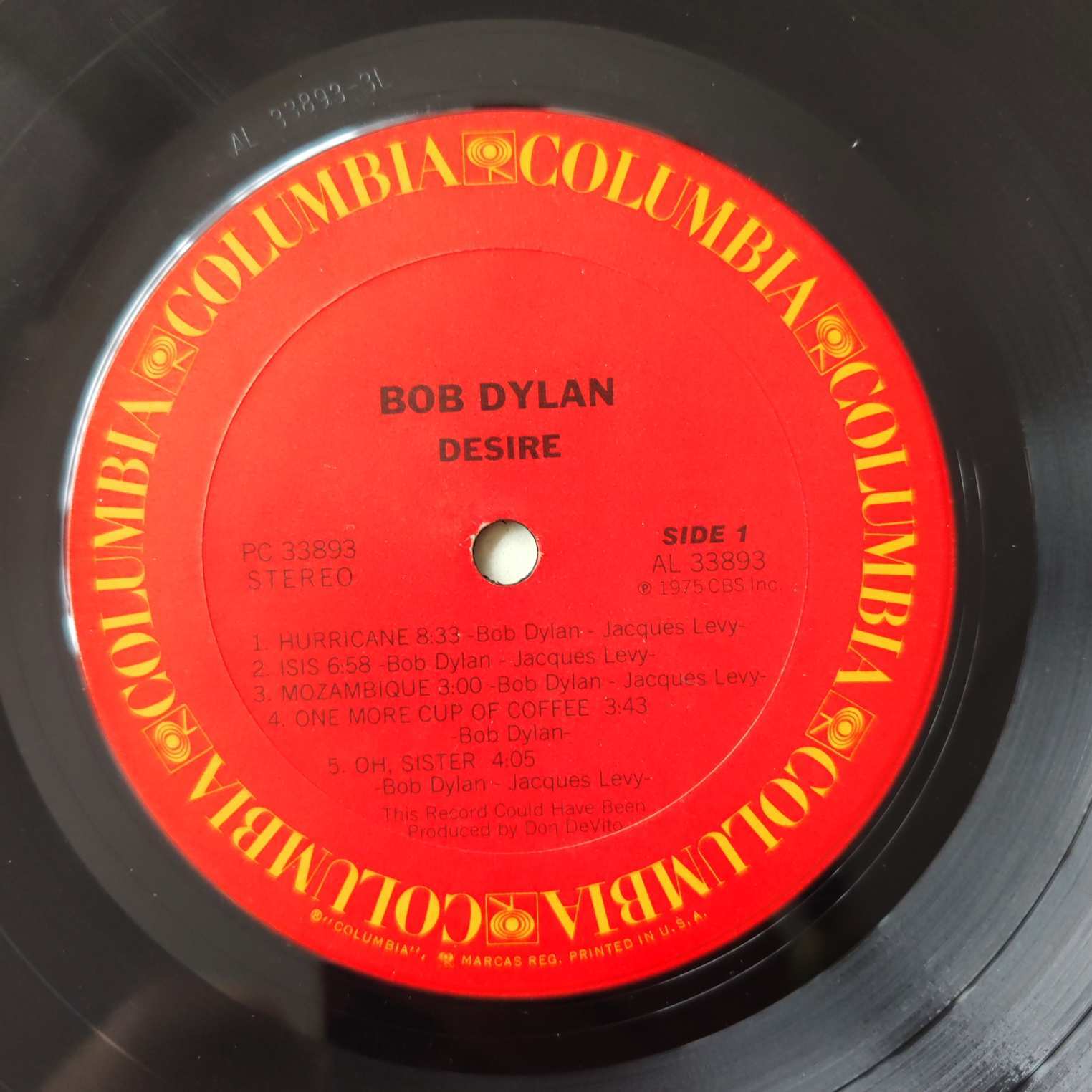 Bob Dylan / Desire PC 33893