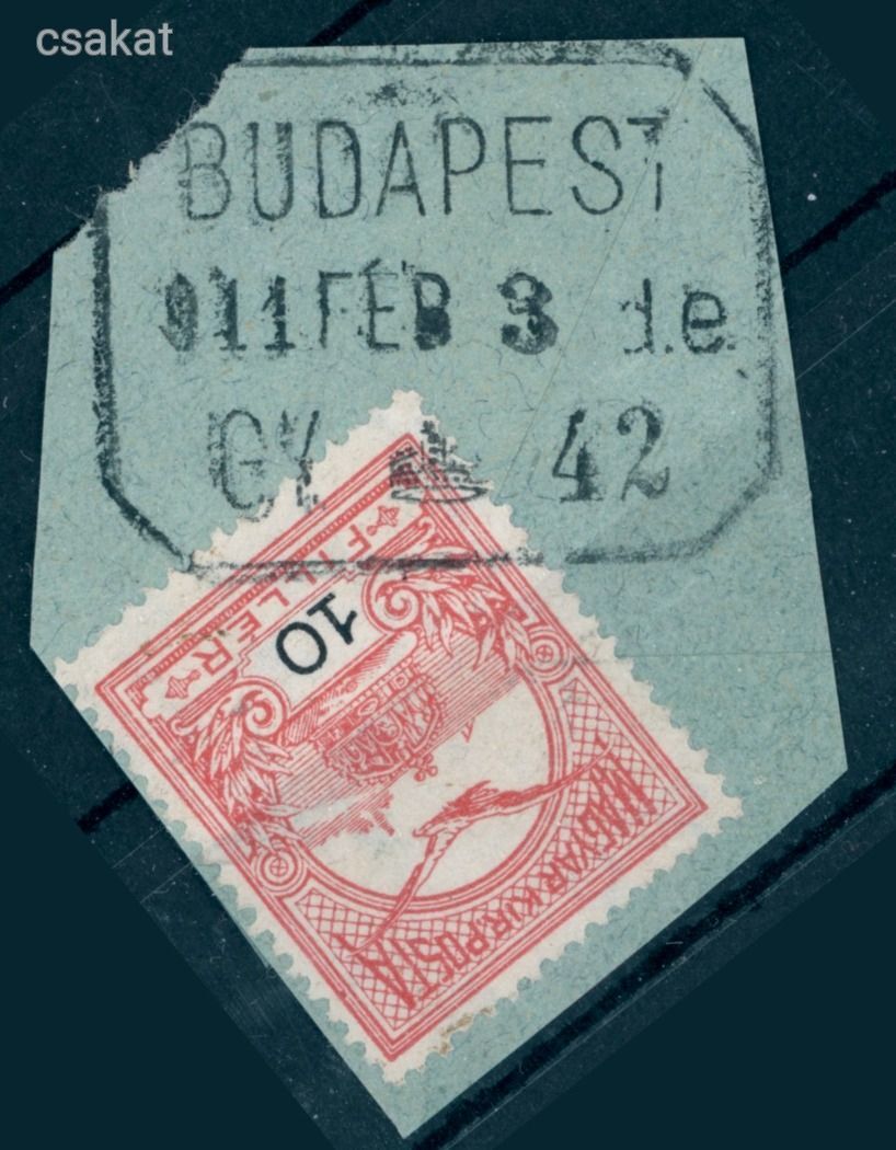 1909 turul BUDAPEST / 42 gyűjtő bélyegzés / MPPFB 100p (e23)