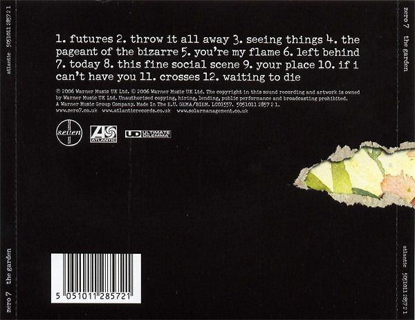 Zero 7 - The Garden CD