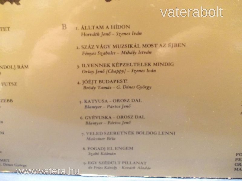 Karády Katalin bakelit Lp