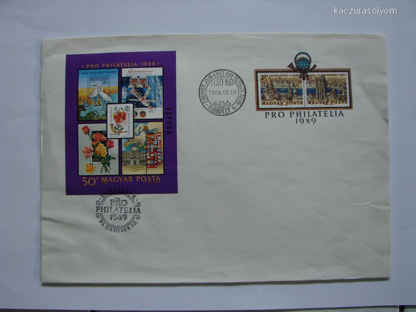 1989 FDC PRO PHILATÉLIA