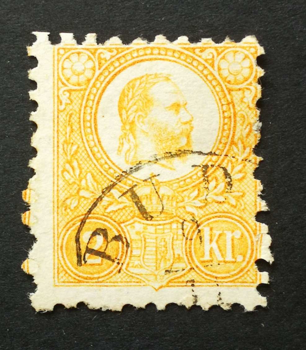 Magyarország 1871 Réznyomat 2 Kr BUD(A) elfogazva H