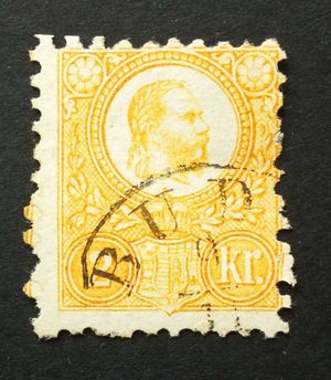 Magyarország 1871 Réznyomat 2 Kr BUD(A) elfogazva H