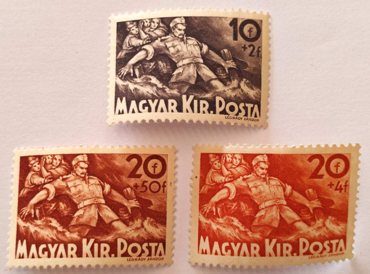 1940 Árvíz (II.)  Teljes Bélyegsor (**)!