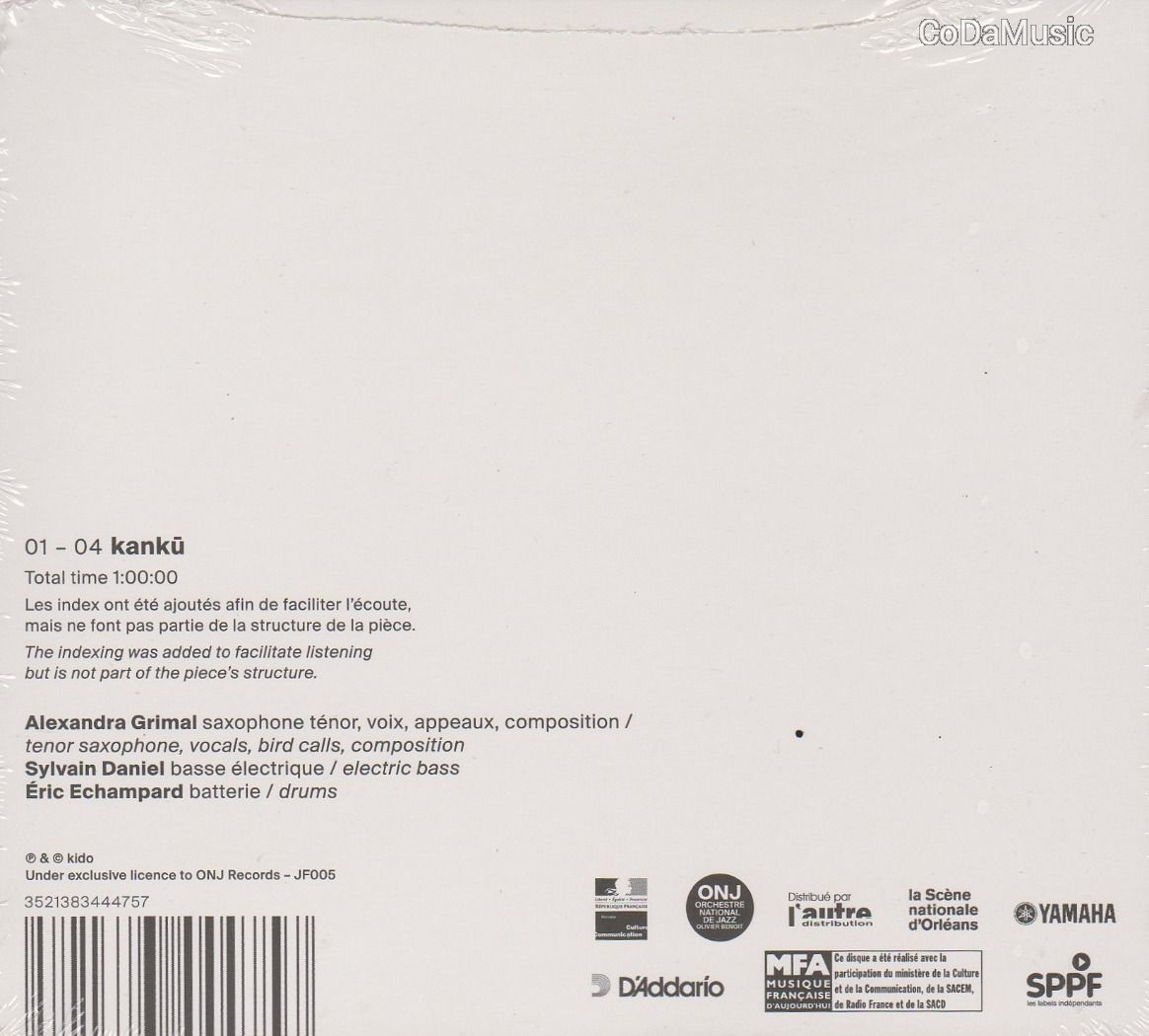Alexandra Grimal: Kank&umacr; (CD) (ÚJ)