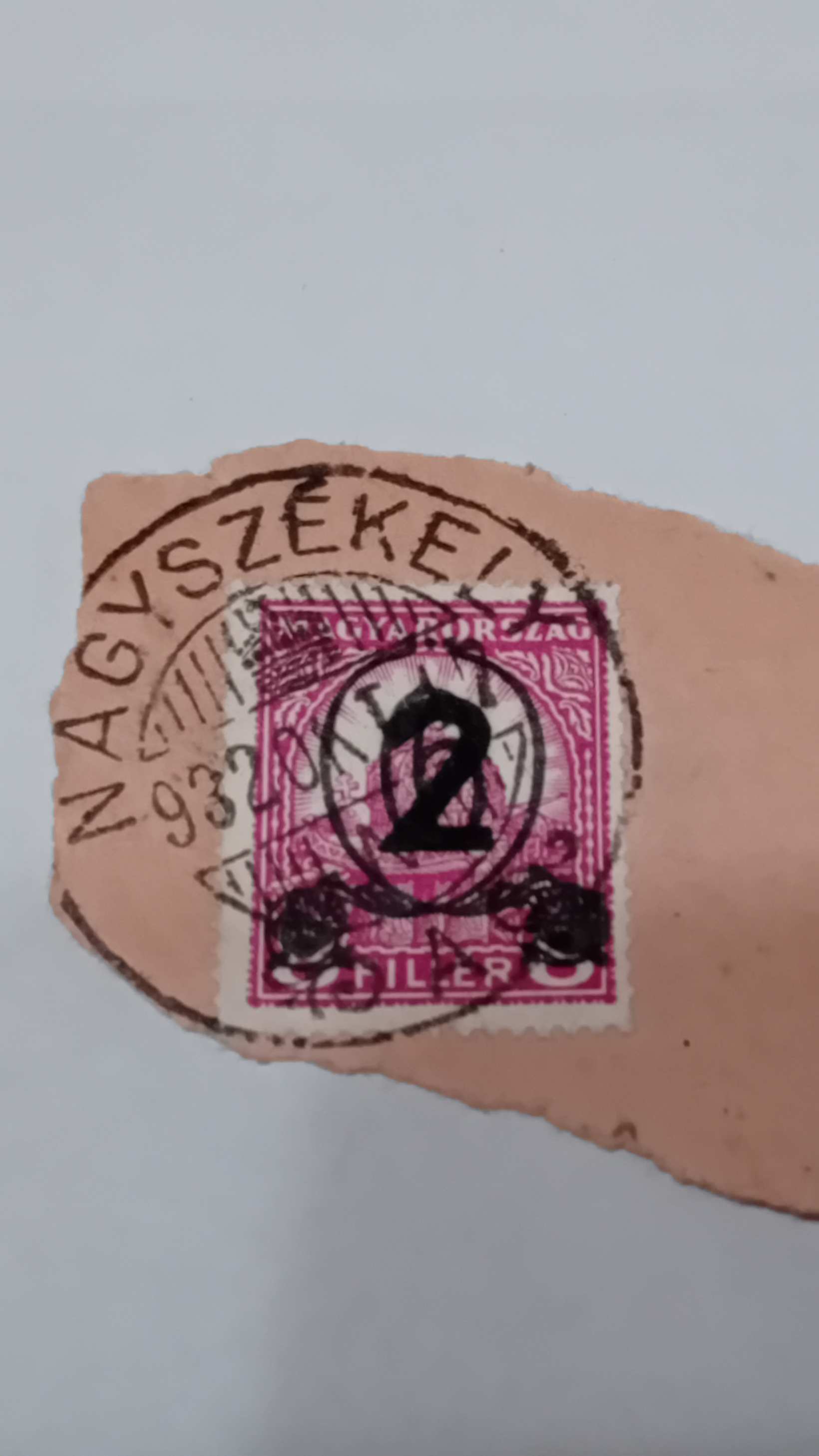 1932 2/6/8 kisegito porto belyeg szep belyegzessel kivagason