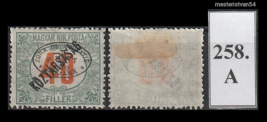 1919.Debrecen -Román megszállás (II.) November 21. A-258